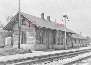 4DD217 2020er? CHICAGO & ALTON RAILROAD STATION VIRDEN IL - Bild 1 von 1