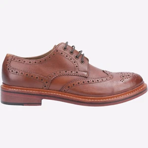 Vestido Cotswold Quenington para Hombre ESPUMA VISCOELÁSTICA Moda Diseñador Brogue Zapatos Marrón - Imagen 1 de 4
