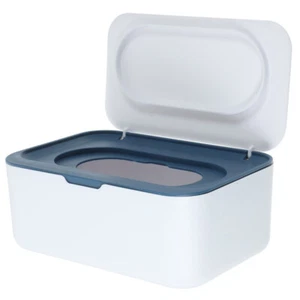 Tissue Box Wipes Storage Boxes Travel Office Holder Reusable Container - Picture 1 of 12