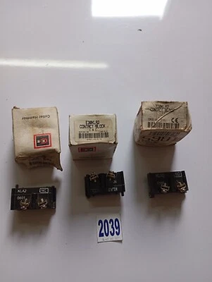 CUTLER HAMMER CONTACT BLOCK E30KLA2 (LOT OF 3PC) - Image 1 of 4