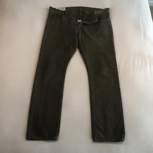 Polo Ralph Lauren Varick Jeans Mens 34x30 Slim Straight Denim Forester Brown - Picture 1 of 18