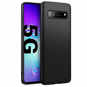 For Samsung Galaxy S10 5G Case Slim Soft Silicone Gel Cover - Matte Black
