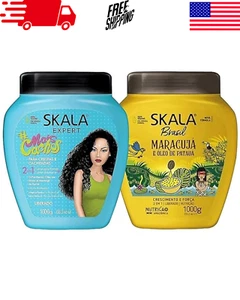 SKALA Hair Care Set Mais Cachos & Passion Fruit Cream Combo: Frizz Control Set - Picture 1 of 5