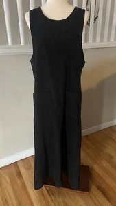 Amanda Smith Woman suede Dress - Size M- Black - Picture 1 of 5