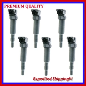 6PC IGNITION COIL EBM592 FOR 13-16 BMW ActiveHybrid 5 F10 N55 3.0T-HYBRID - Picture 1 of 5