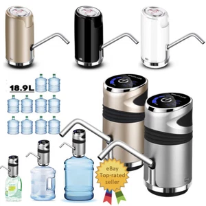 Dispenser Water Automatic Drinking Bottle Electric Water Pump 5VUSB Rechargeable - Picture 1 of 21