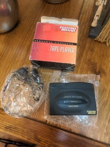 Vintage Personal Cassette Tape Player Electro Brand 16051 In Box w/ Headphones - Picture 1 of 11