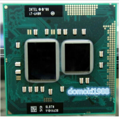 Intel Core I7-640M SLBTN Mobile Laptop CPU Processor 2.8-3.46G K0 - Image 1 of 3