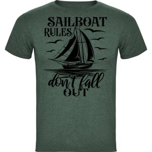 Sailing Boat T-shirt / Yacht Boating Yachting Captain Skipper Nautical Travel 12 - Picture 1 of 15