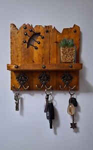 Handcrafted Wooden Key Holder - Unique Home Decor