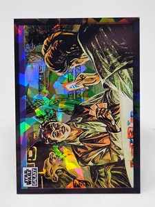 A Card Game of Chance #25 Atomic Refractor 2022 Topps Star Wars Galaxy /150