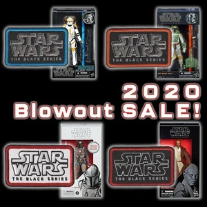 VENDITA BLOWOUT!!! Hasbro STAR WARS ""The Black Series"" logo SET COMPLETO di 4 toppe - Foto 1 di 12