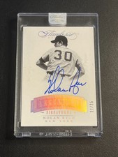 2017 Panini Flawless Legendary Signatures Auto Nolan Ryan /25 Mets Rangers HOF