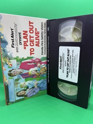 First Alert + McDonald's PLAN TO GET OUT ALIVE Fire Safety PROMOTIONAL Movie VHS - Image 1 of 2