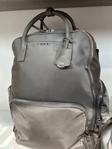 NEW Tumi Voyageur UPTON Smooth Nylon 16.5” Laptop Backpack - ZINC SLATE GRAY - Picture 1 of 2