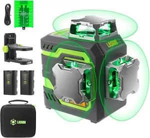 LG-3D Laser Level Self Leveling 3x360°, 3D Green Beam Cross Line Laser - Picture 1 of 6