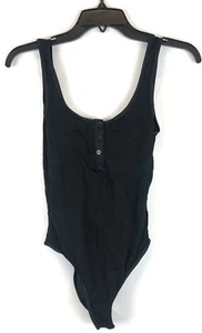 L Space, Women’s Float On Low Back Black One Piece Swimsuit, Size 6 - Picture 1 of 4