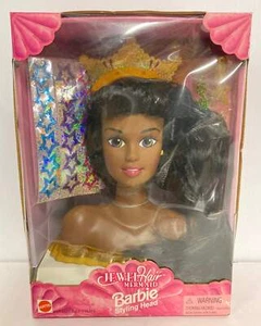 Barbie Jewel Hair Mermaid Christie Styling Head #67424 Mattel 1995 - Picture 1 of 8