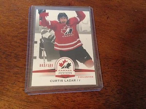 2014 Upper Deck Team Canada Juniors Curtis Lazar rojo exclusivo/199 90 Senators - Imagen 1 de 1