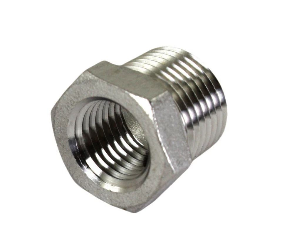 Duda Energy Bushing Male - Female NPT Stainless Steel Pipe Fitting - Image 1 of 1