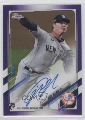 2021 Topps Chrome Rookie Auto Purple Refractor /250 Nick Nelson #RA-NNE Auto RC - Image 1 of 2