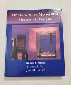 Fundamentals of Management   A   Framework for Excellence Book - Bild 1 von 10