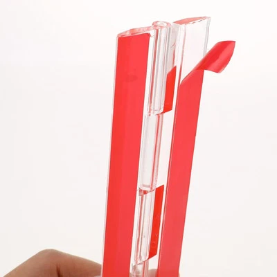 8) Cerniera continua acrilica trasparente compatta per portagioie e armadietti - Immagine 1 di 4