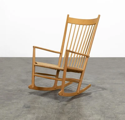 Hans J. Wegner, mecedora danesa moderna J-16, vintage Foto 1 de 4