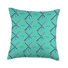 PDX Carpet - Portland International Airport Carpet Throw Pillow 18x18