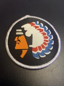 Parche de hierro con logotipo indio de Mutual Of Omaha de colección - Imagen 1 de 2