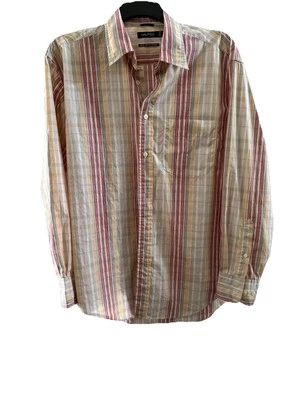 Nautica Men's Shirt Long Sleeve Button Down Size Large Plaid  - Image 1 of 4