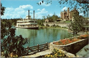 Postal de WALT DISNEY WORLD Orlando Florida de la década de 1970 / Barco de vapor Almirante Joe Fowler - Imagen 1 de 2