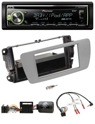 Pioneer DAB USB MP3 Lenkrad CD Autoradio für Seat Ibiza dublingrau - Bild 1 von 4