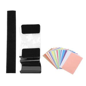 12pcs Colorful Strobist Flash Color Card Lighting Gel Pop Up Filter Diffuser - Picture 1 of 7