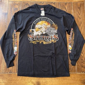 Harley Davidson Sturgis Black Hills Rally 2007 T-Shirt Medium Eagle Mr Rushmore - Bild 1 von 9