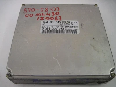 ECU ECM 计算机 梅赛德斯 ML430 1999 99 2000 00 0265456932 709128 — 第 1/4 张图片