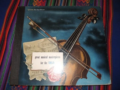Victor Red Seal Records "Great Musical Masterpieces for Violin" 9 records - Image 1 of 2