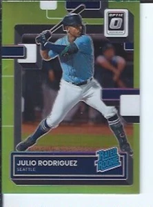 Julio Rodriguez 2022 Donruss Optic Green Rated Rookie - Picture 1 of 1