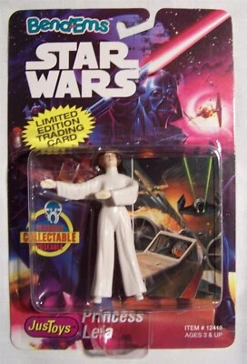 JusToys Bendems - Princess Leia - Star Wars - 4.75” Action Figure - MOC - Image 1 of 2
