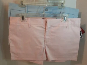 Damen Baumwollshorts von Dickies, rosa oder blau, Größe 13, neu mit Etikett - Bild 1 von 5
