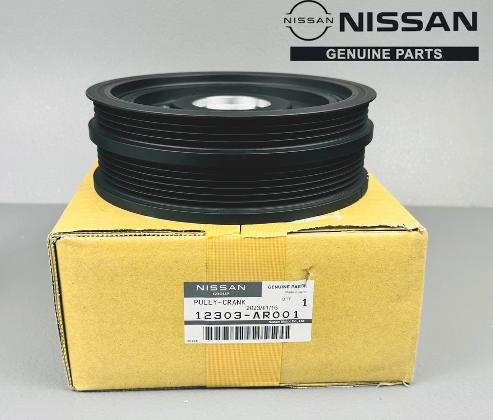 Polea cigüeñal 12303-AR001 genuina Infiniti FX45 2003-2008 Q45 2002-2006 M45 Foto 1 de 4