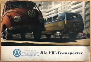 Volkswagen Prospekt Werbung. Die VW-Transporter, Bus, Typ 2, Kastenwagen, 1953 - Bild 1 von 6