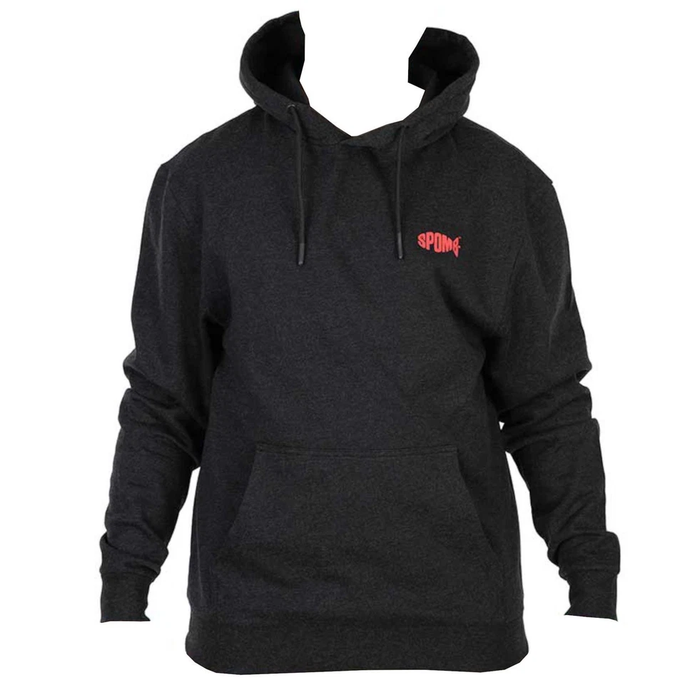 Spomb Black Marl Hoodie Pullover - Angelpullover, Angelbekleidung, Angelkleidung - Bild 1 von 1