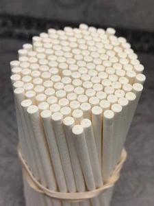 Bastoncini di carta lecca-lecca/torta/caramelle ALTA QUALITÀ 3" prodotti negli Stati Uniti per qualità alimentare scegli QTY - Foto 1 di 3