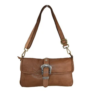 Sac Femme Cuir Vintage Tressè Italien Italie Lavè Italy Paul.hide Sun Marron - Picture 1 of 3