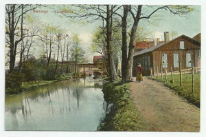 Blekinge Sweden Postcard Scandinavian Post Card Company Boston Antique Unused - Picture 1 of 2