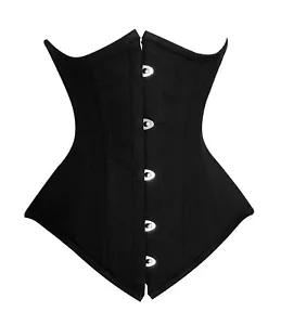 corset bustier women's bustiers corsets underbust corset waist cotton jean S50C. - Picture 1 of 3
