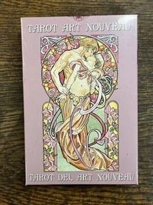 Tarocchi del Art Nouveau Castelli RARI con borsa da collezione sigillata - Foto 1 di 6