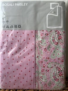 Neu in Verpackung Ikea Rosali Paisley Cath Kidston Doppel-Bettbezug & 1 Standardkissenbezug - Bild 1 von 5