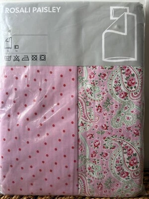 NIP Ikea ROSALI Paisley Cath Kidston Twin Quilt Cover & 1 Standard Pillow Sham - Image 1 of 4